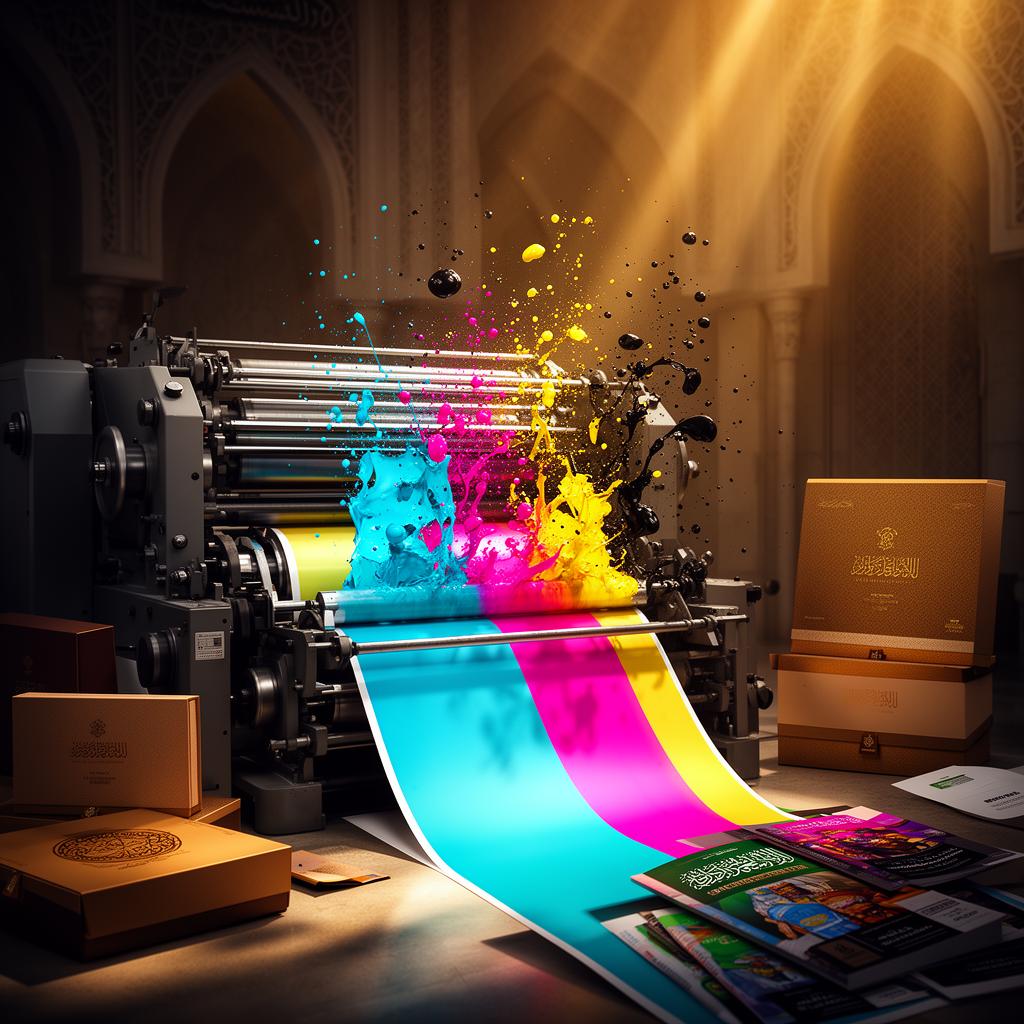 Industrial printing press